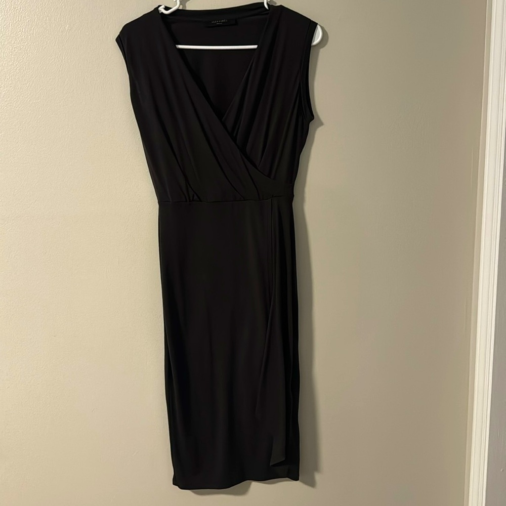 All Saints Stitched Wrap Front Dress